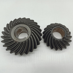 Investment Casting Straight Miter Gears with Spiral Bevel Tooth Profile