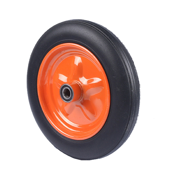 rubber solid tyre with rim
