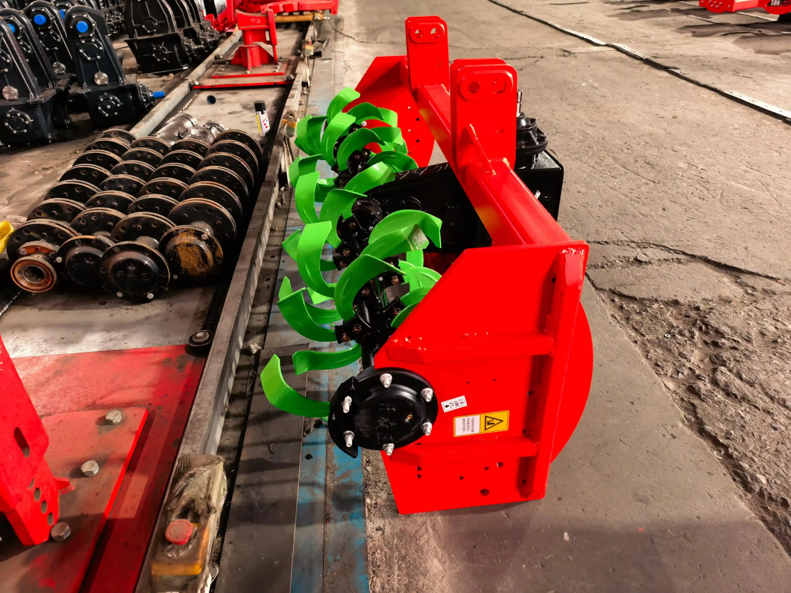 270 rotary tiller rotavator with reinforced frame