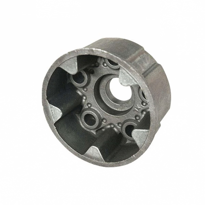 Sand cast bearing cover - finished and painted