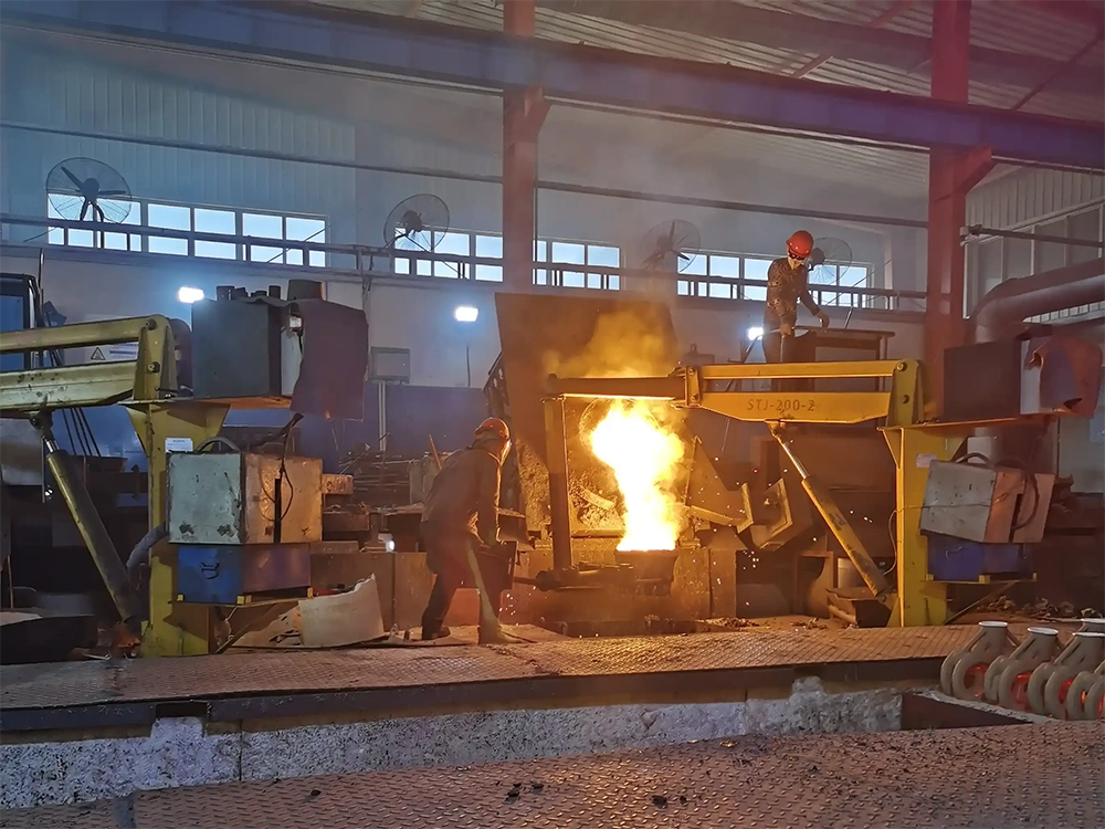 Melting and pouring heat-resistant steel 1.4777 in the foundry